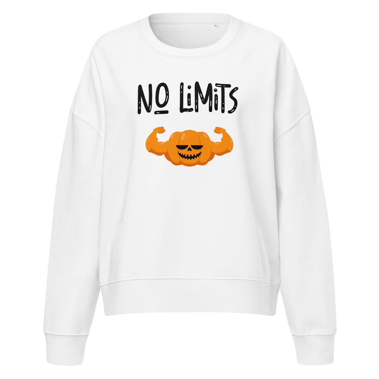 Women's Organic Sweatshirt - No Limits Halloween Edition for Eco-Friendly Style -