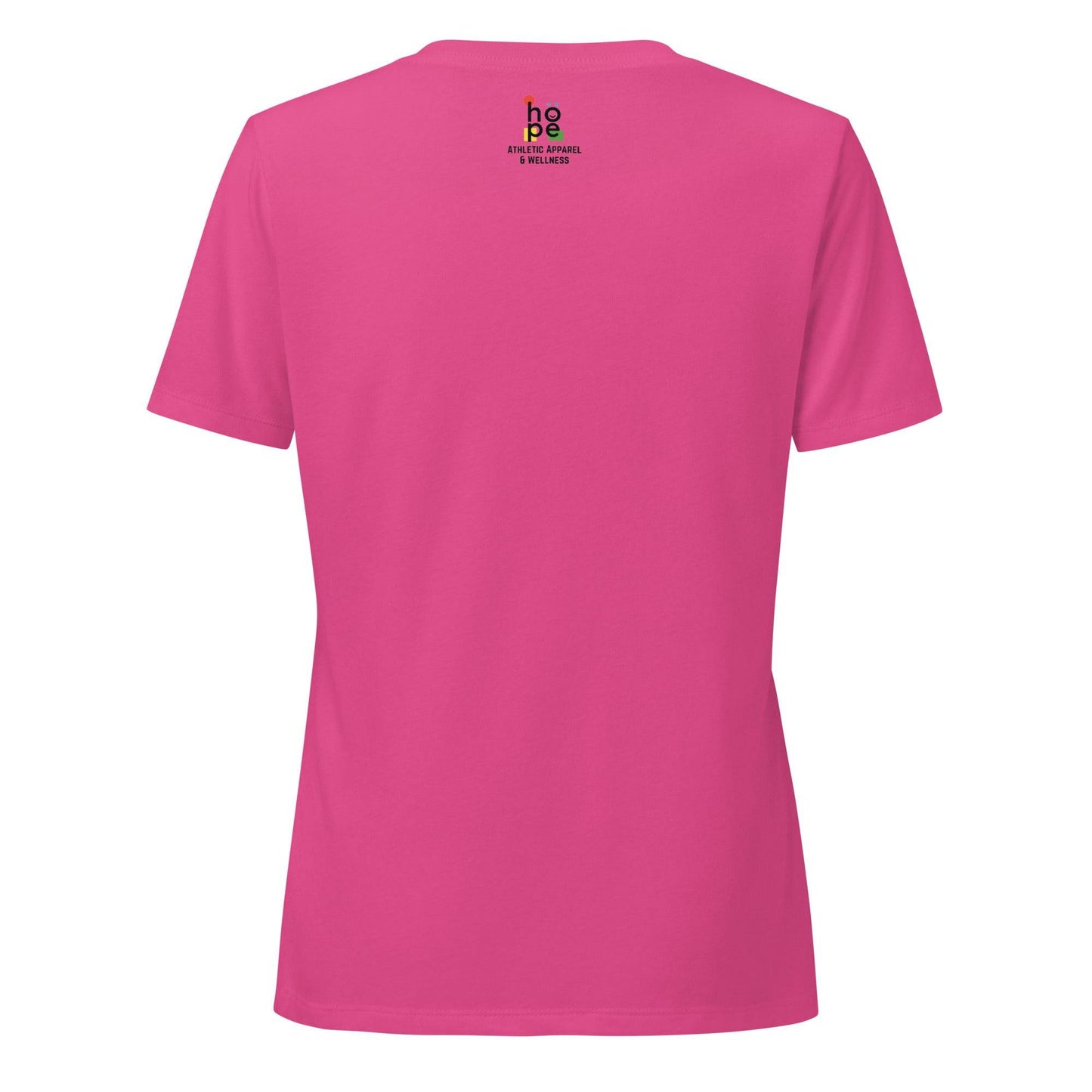 Women's Weightlifting T-Shirt - Relaxed V-Neck for Comfort and Performance -