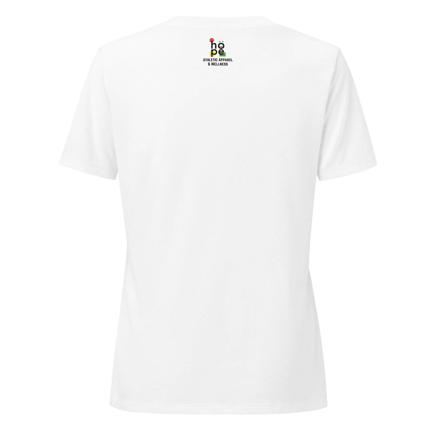 Women's Weightlifting T-Shirt - Relaxed V-Neck for Comfort and Performance -