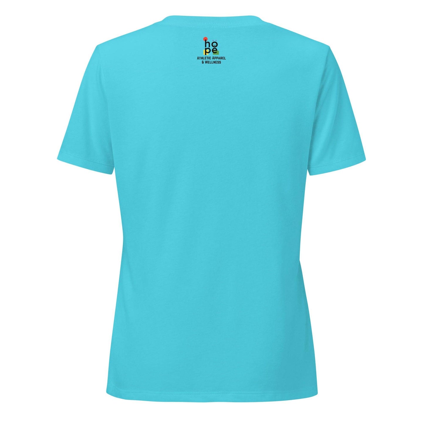 Women's Weightlifting T-Shirt - Relaxed V-Neck for Comfort and Performance -