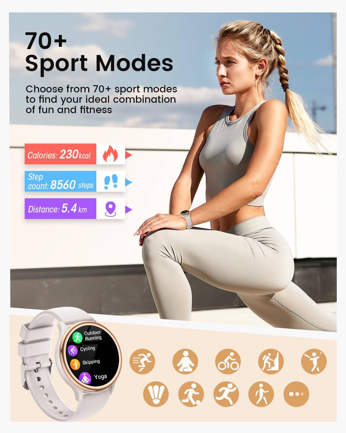 Aura Smartwatch - Elevate Your Lifestyle with Innovative Features -