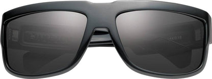 Lividity Polished Black Grey Lens Eyewear -