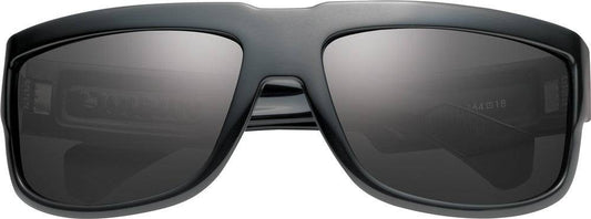 Lividity Polished Black Grey Lens Eyewear -