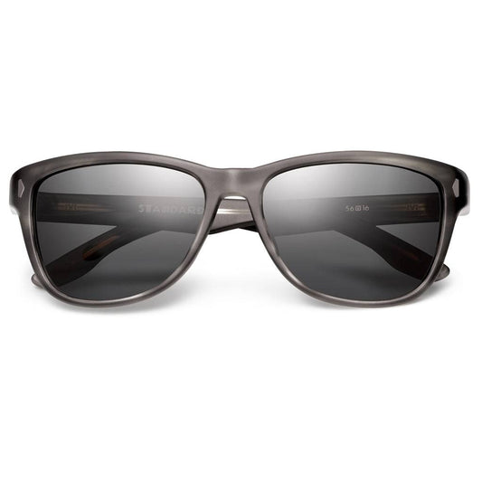 Matte Grey Tortoise Sunglasses with Grey Lenses - Standard Style -