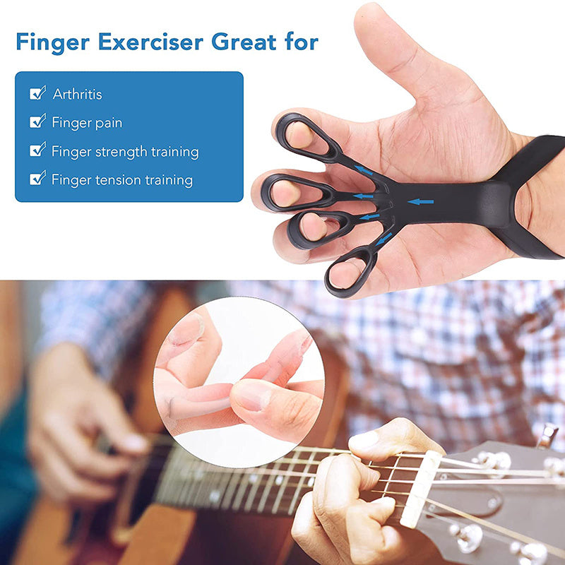 Silicone Grip Trainer - Finger Exercise Stretcher for Arthritis Relief