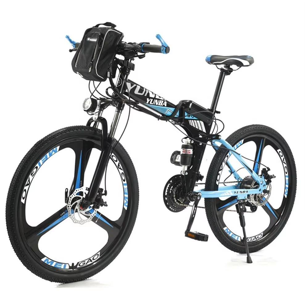 Bomber Electric Bike 21 Speed Lithium Battery Powered Bicycle -