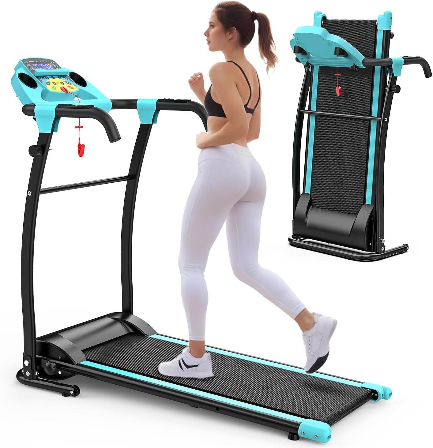 Foldable Treadmill with Heart Rate Sensor - 2.5HP Motor and 12 Preset Programs for Home Use  - HOPE Athlete Apparel and Wellness