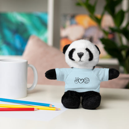 Cute Volleyball Teddy Bear with Tee, Stuffed Animal Gift