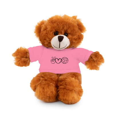 Cute Volleyball Teddy Bear with Tee, Stuffed Animal Gift