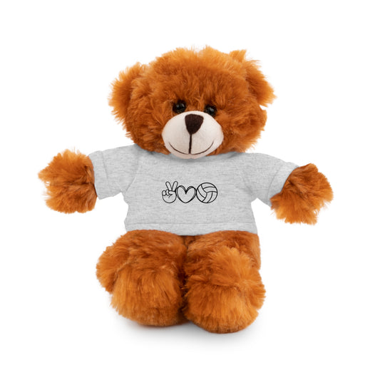 Cute Volleyball Teddy Bear with Tee, Stuffed Animal Gift