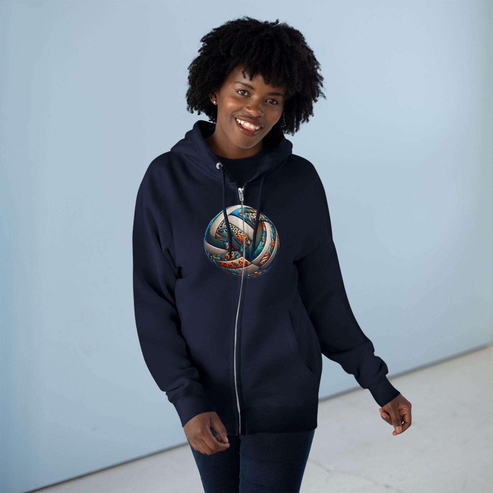 Women's Vibrant Volleyball Graphic for Streetwear Lovers - HOPE Athlete Apparel & Wellness 
