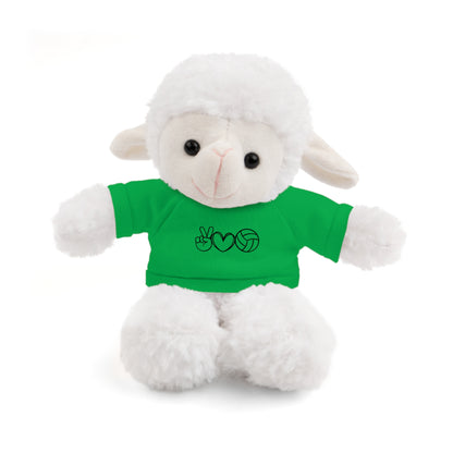 Cute Volleyball Teddy Bear with Tee, Stuffed Animal Gift