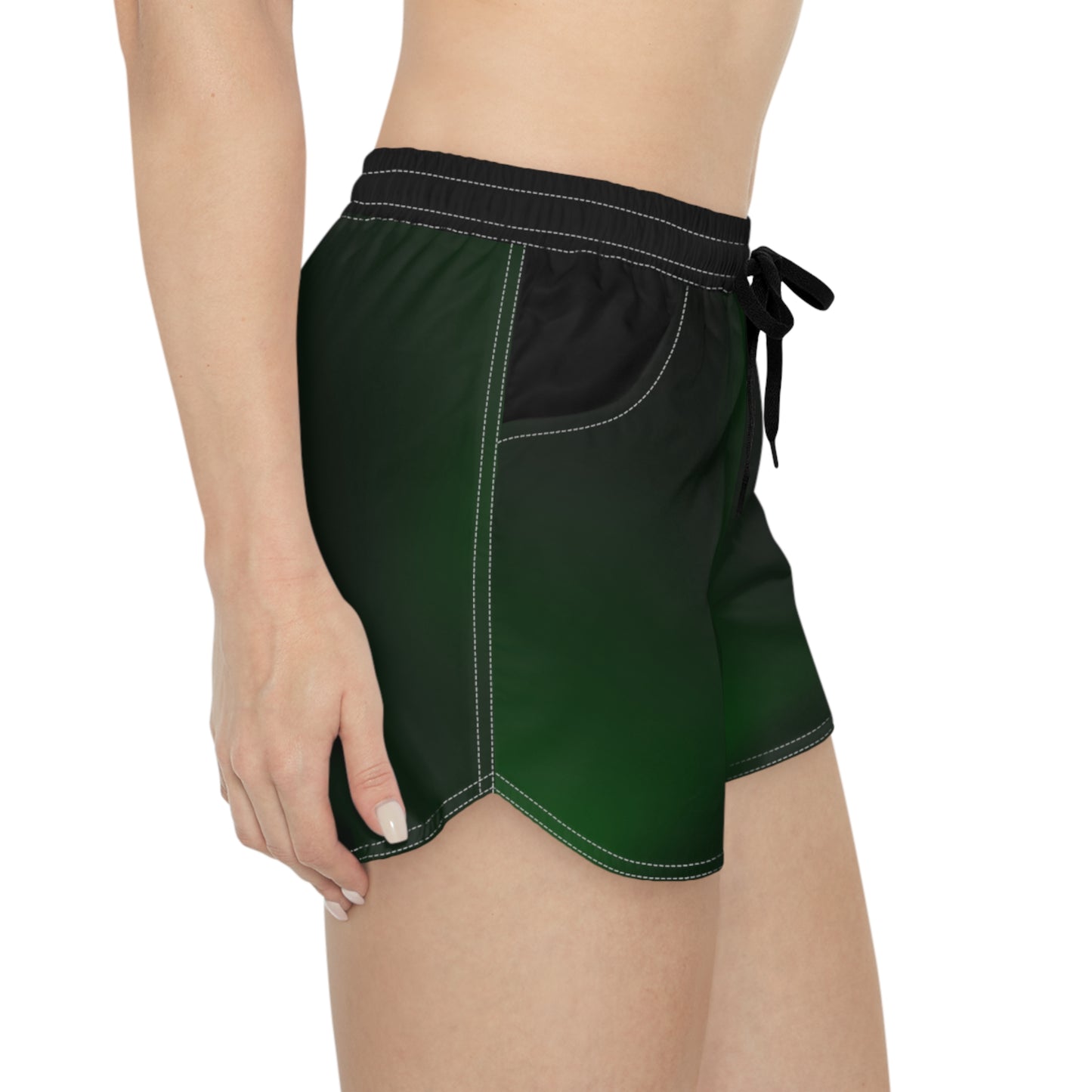 Women's Green Athletic Shorts | Nature-Inspired Design & Comfort