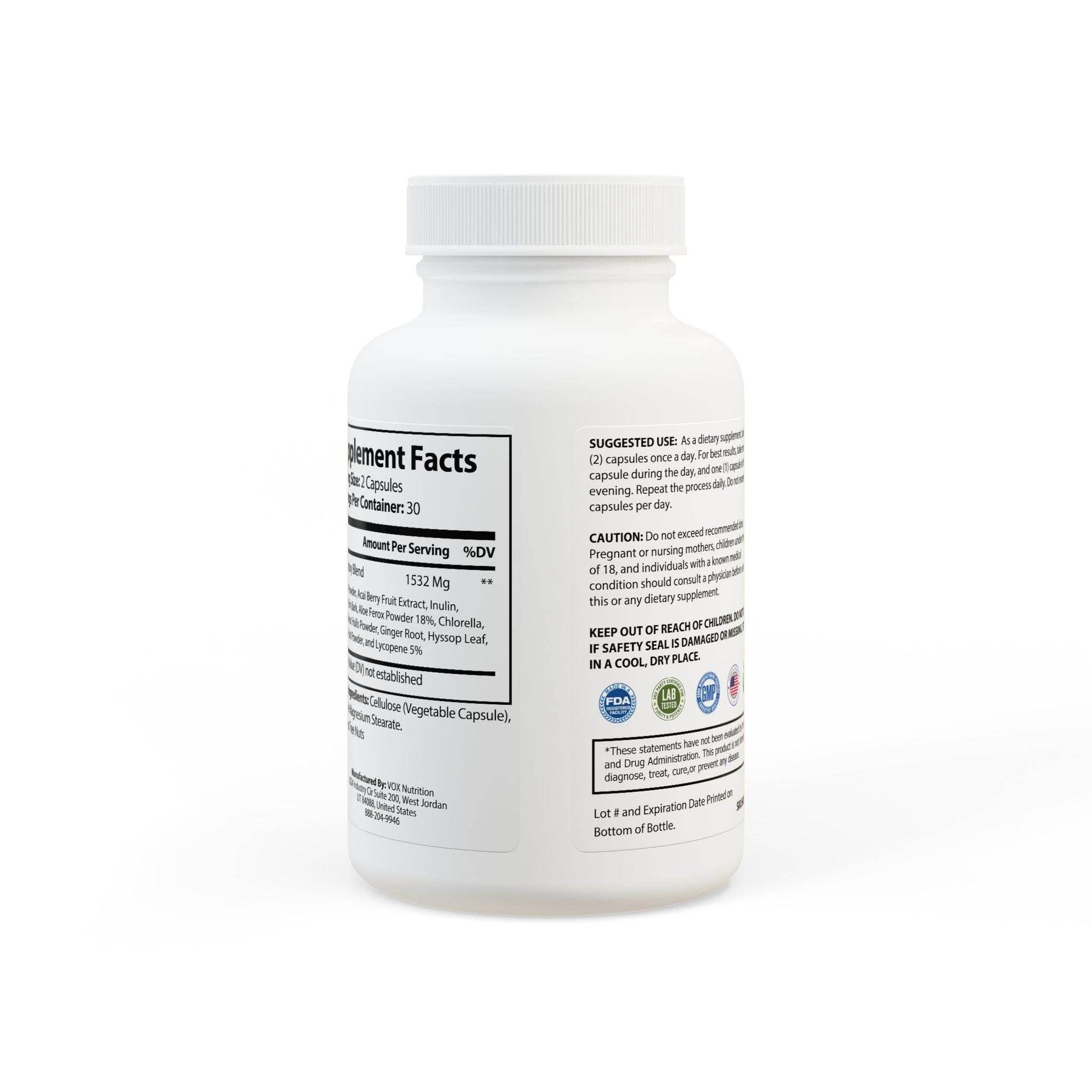 Acai Berry Complex Supplement (60 Capsules) - HOPE Athlete Apparel & Wellness 