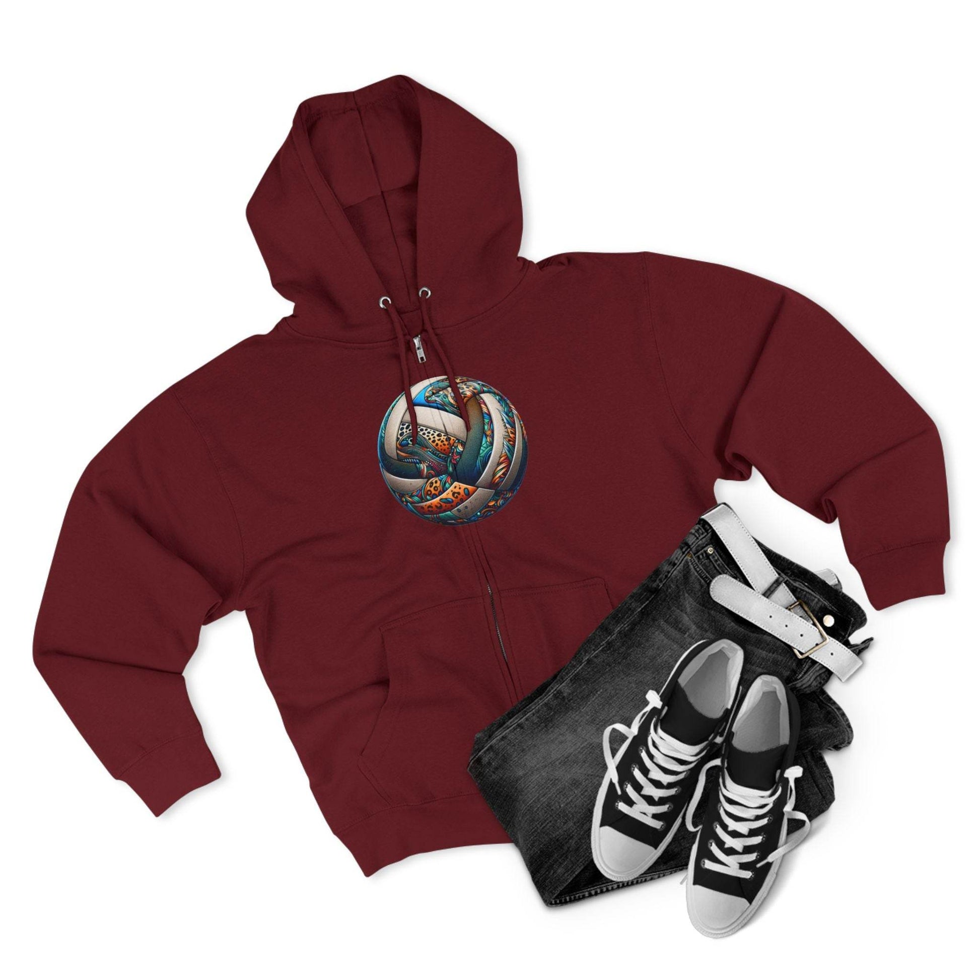 Women's Vibrant Volleyball Graphic for Streetwear Lovers - HOPE Athlete Apparel & Wellness 