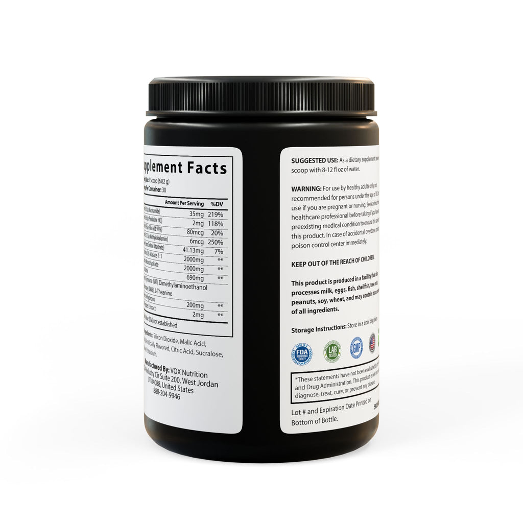 Pre-Workout Supplement, Fruit Punch (204g, 7.1oz) - HOPE Athlete Apparel and Wellness