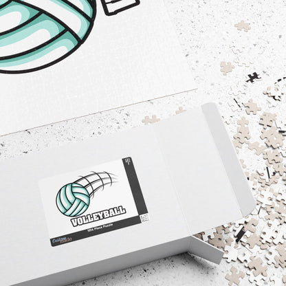 Volleyball Puzzle, Fun Family Game, Team Sports Gift, Indoor Activity, Unique Decoration, Volleyball Lover Gift, Challenge Your Mind