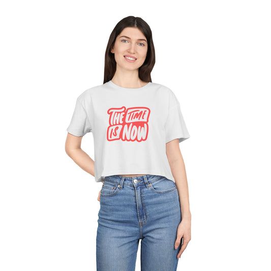 Empowering Women's Crop Tee - Motivational Statement Top