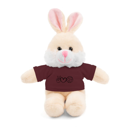 Cute Volleyball Teddy Bear with Tee, Stuffed Animal Gift
