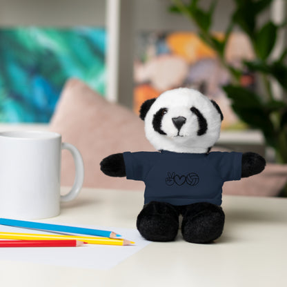 Cute Volleyball Teddy Bear with Tee, Stuffed Animal Gift