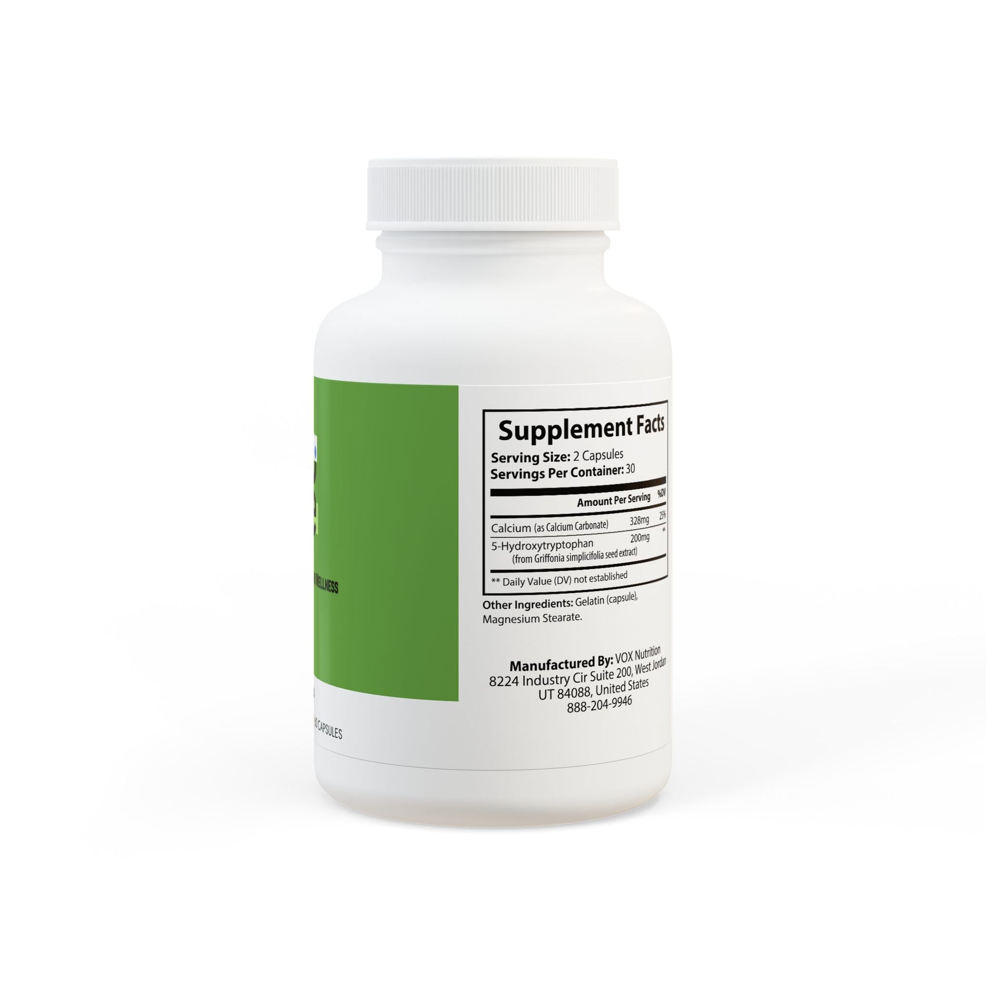 5-HTP Supplement (60 Capsules) - HOPE Athlete Apparel and Wellness