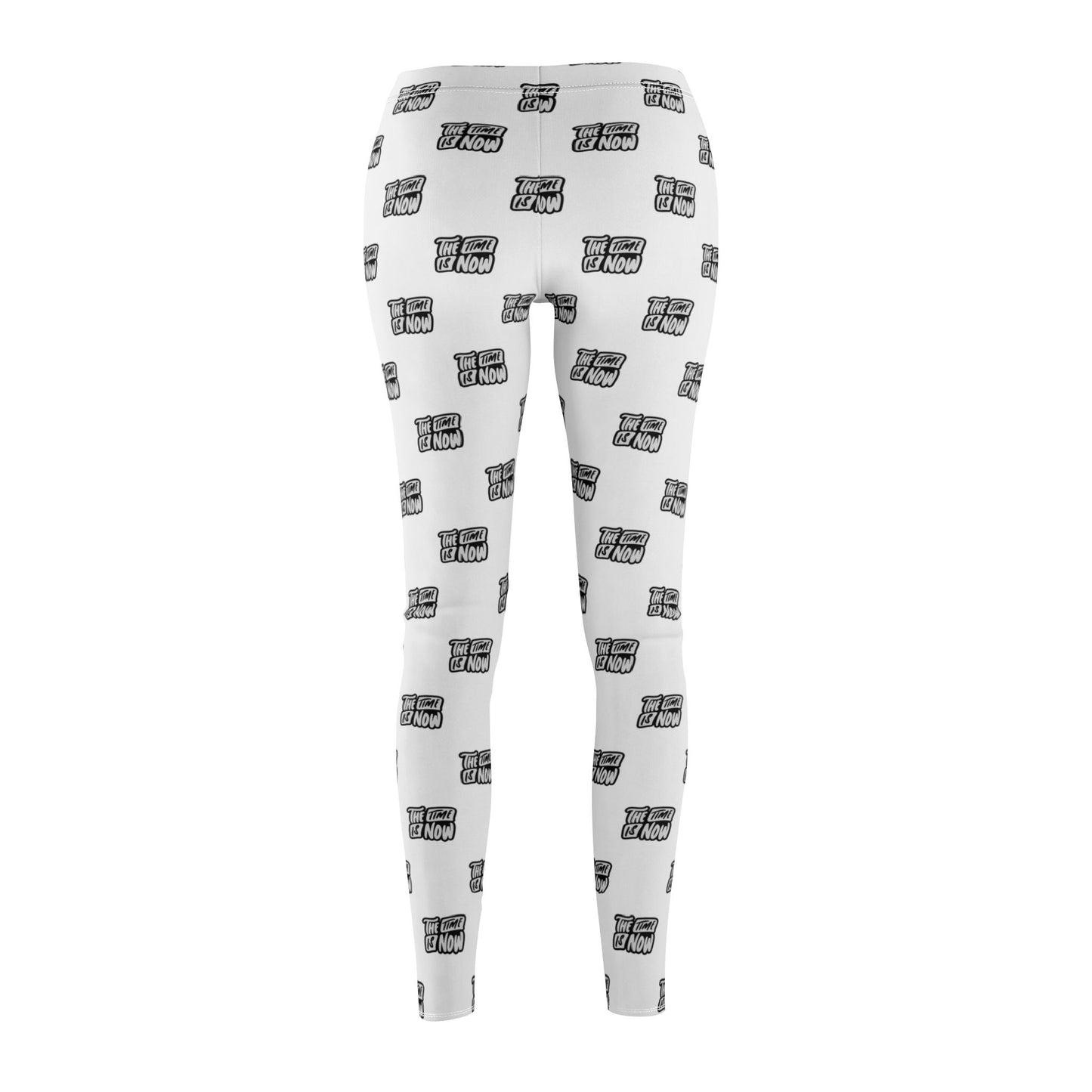 Motivational Women's Leggings - 'The Time is Now', Casual Wear, Active Leggings