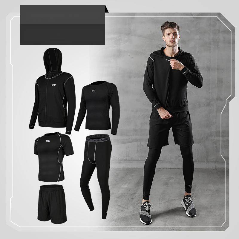 Men's Running Quick-Drying Sports Suit - 5-Piece Training Set - HOPE Athlete Apparel and Wellness