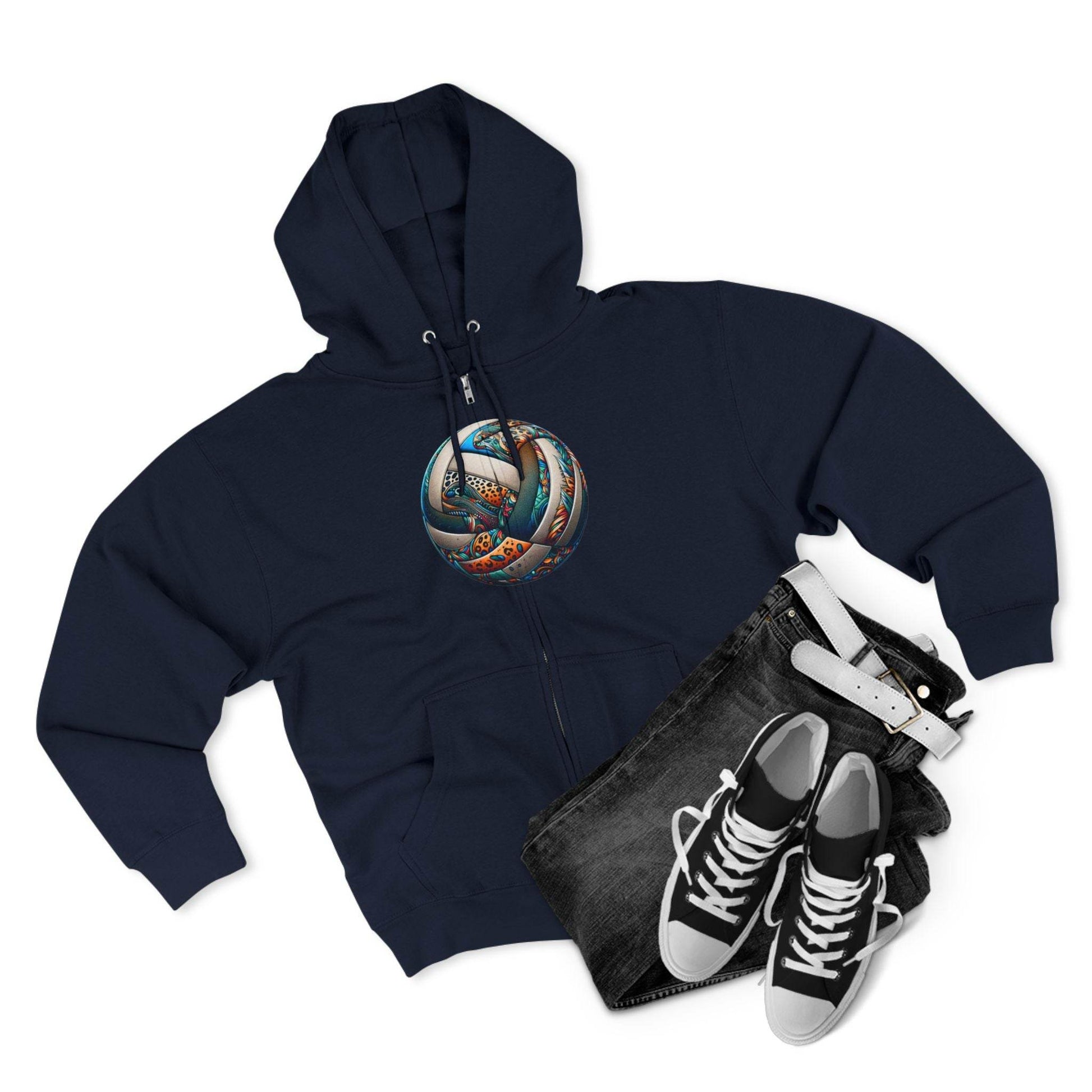 Women's Vibrant Volleyball Graphic for Streetwear Lovers - HOPE Athlete Apparel & Wellness 