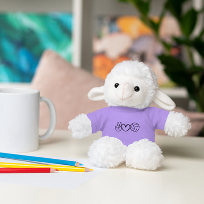 Cute Volleyball Teddy Bear with Tee, Stuffed Animal Gift