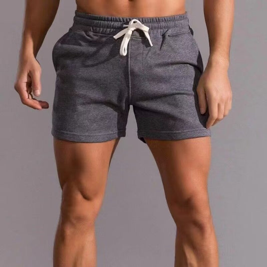 Men's Slim Fit Sports Shorts - Polyester Cotton Blend