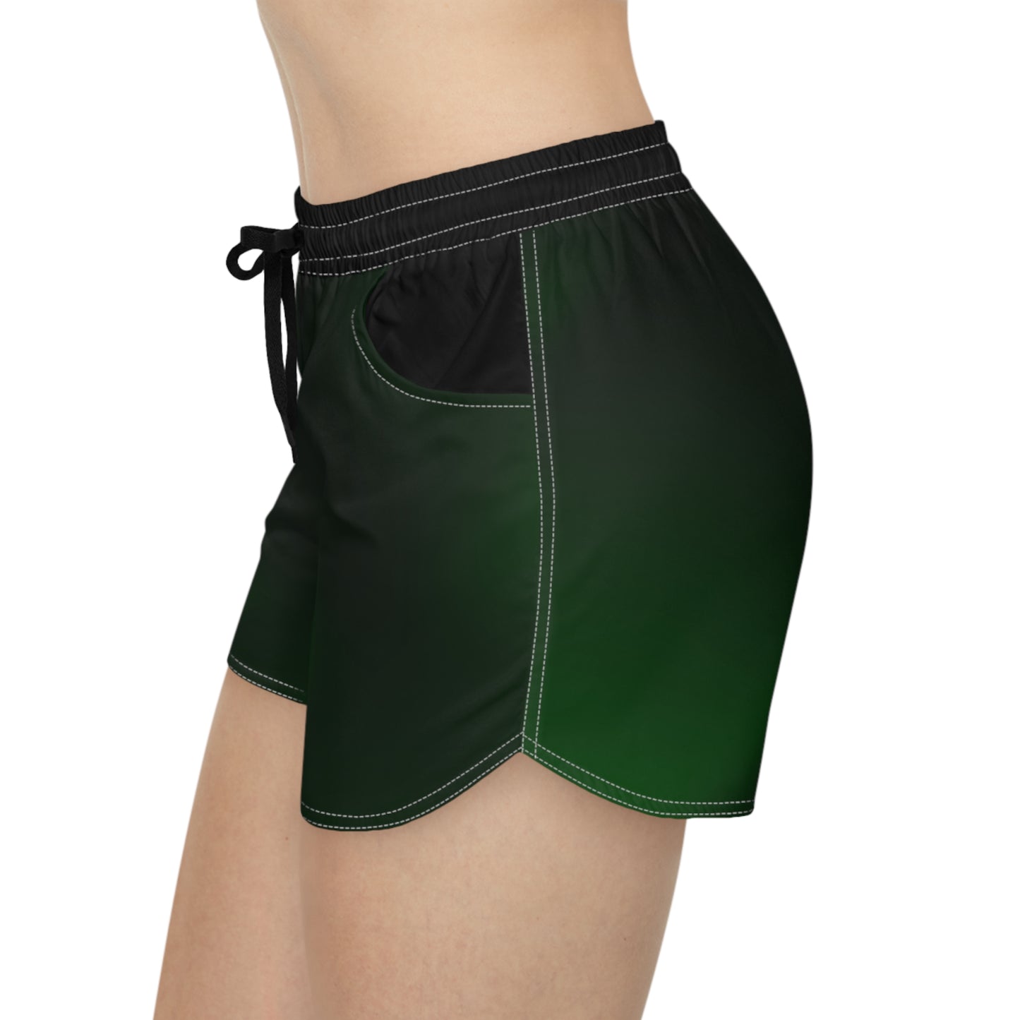 Women's Green Athletic Shorts | Nature-Inspired Design & Comfort