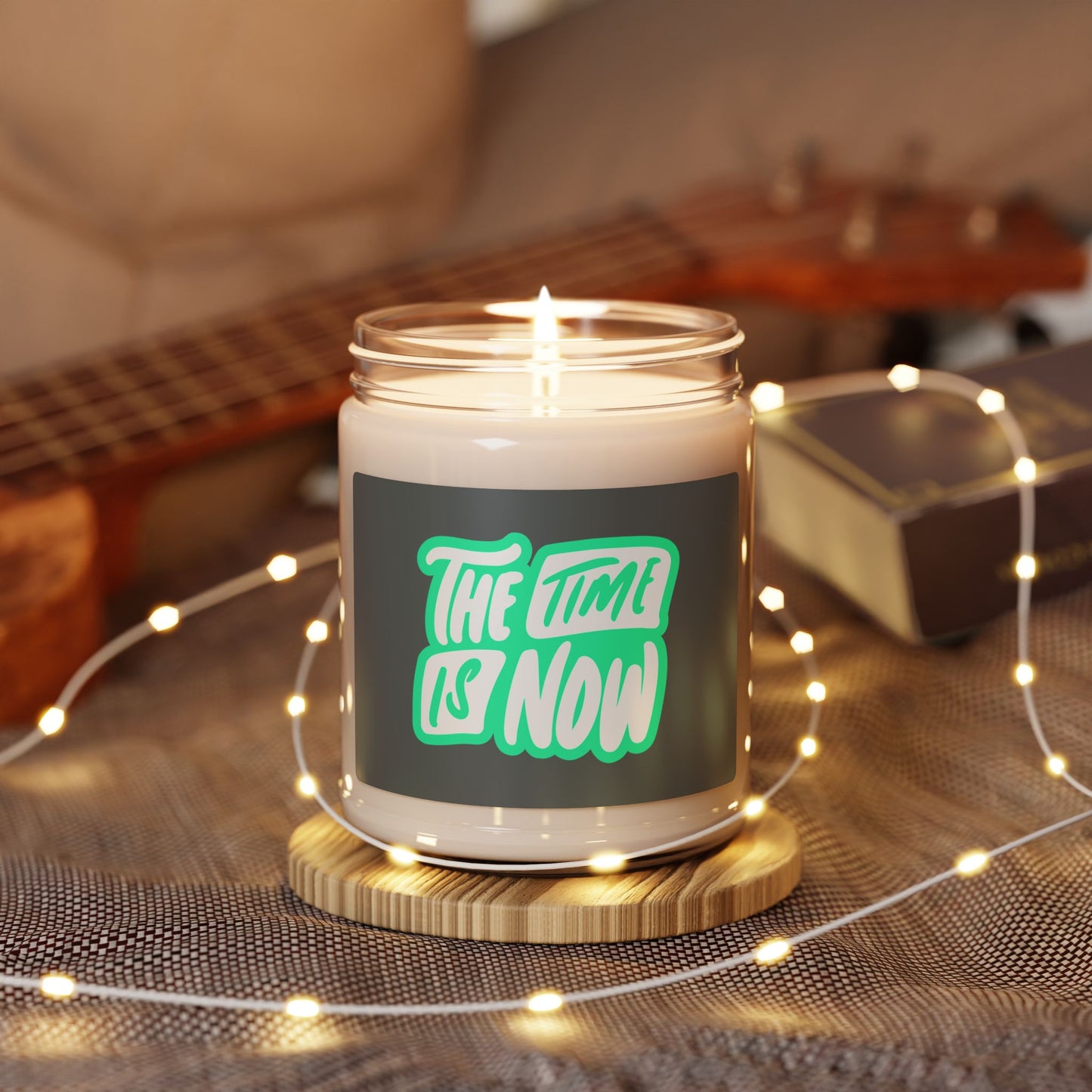 Scented Soy Candle, The Time is Now