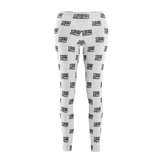 Motivational Women's Leggings - 'The Time is Now', Casual Wear, Active Leggings