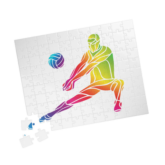 Colorful Volleyball Puzzle for Sports Lovers, Customized 110-1014 Piece Jigsaw, Perfect Gift for Sports Events, Family Nights, Game [...]