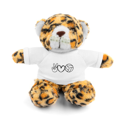 Cute Volleyball Teddy Bear with Tee, Stuffed Animal Gift
