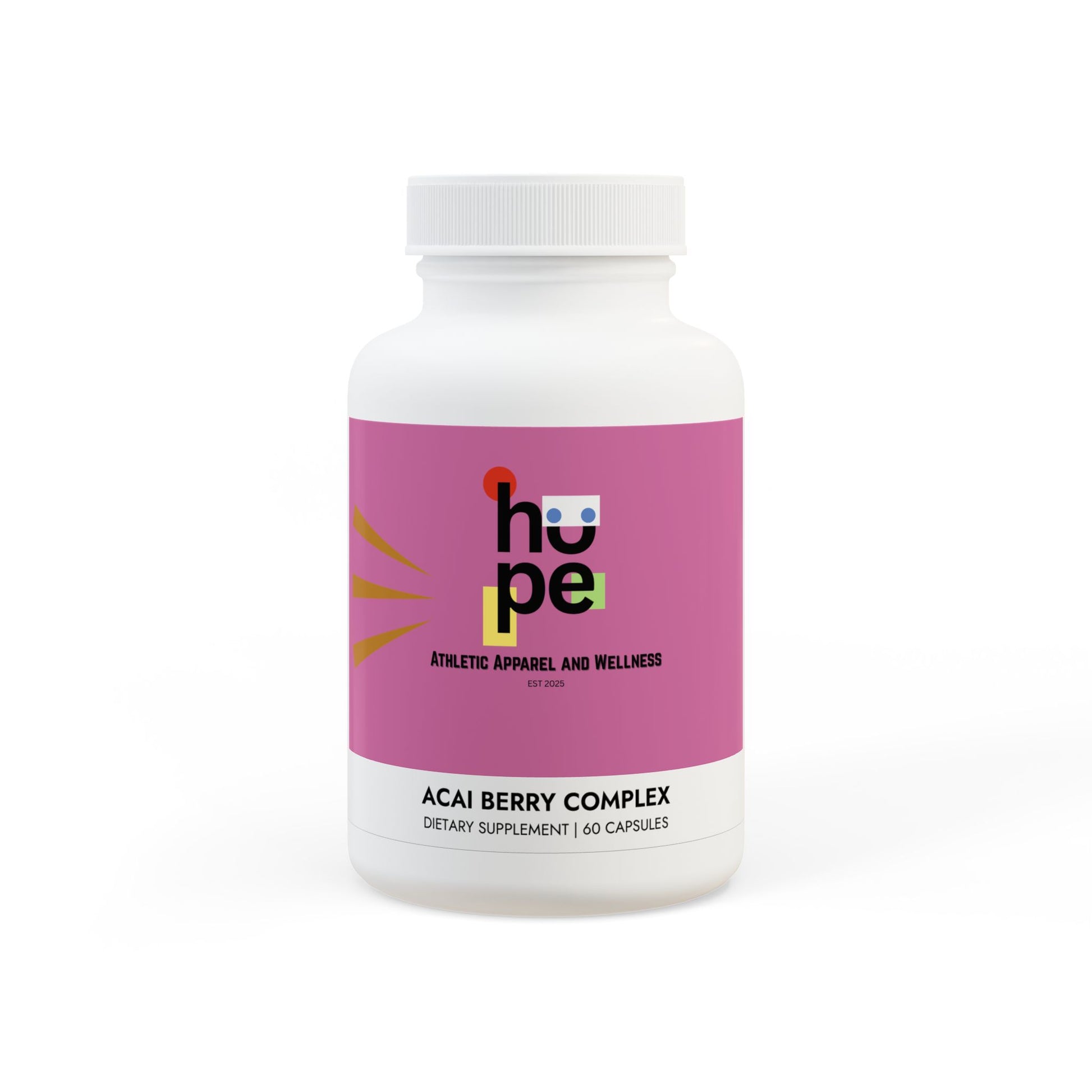 Acai Berry Complex Supplement (60 Capsules) - HOPE Athlete Apparel and Wellness