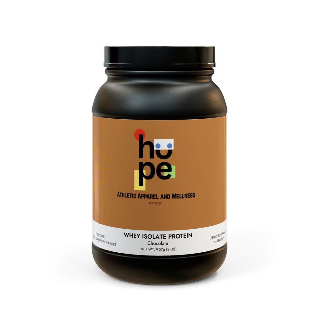 Whey Isolate Protein Supplement (907g, 2lb) - HOPE Athlete Apparel and Wellness