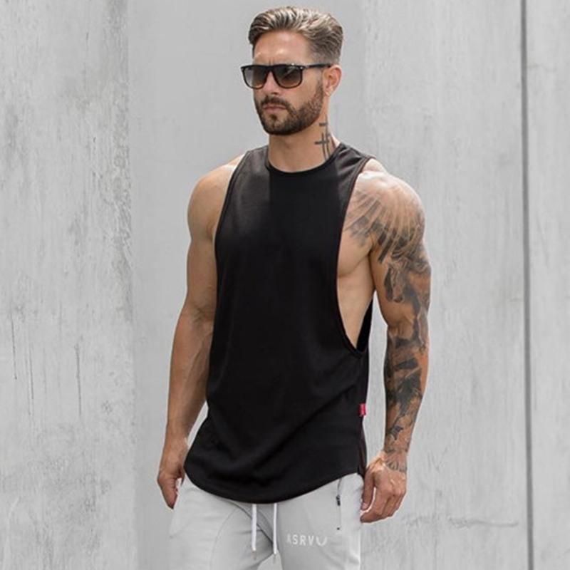 Men's Long Tank Top - Muscle Workout T-Shirt for Bodybuilding & Gym - HOPE Athlete Apparel and Wellness