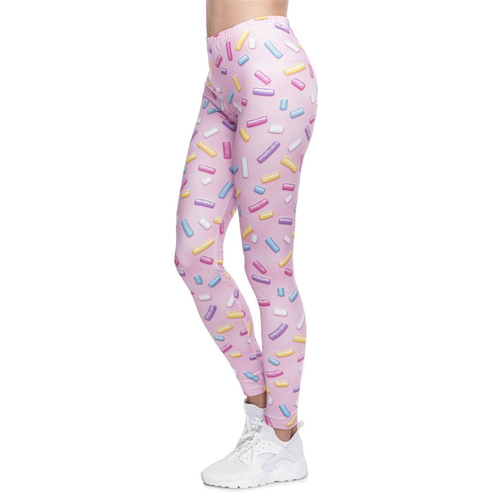 Printed cropped sport leggings - HOPE Athlete Apparel and Wellness