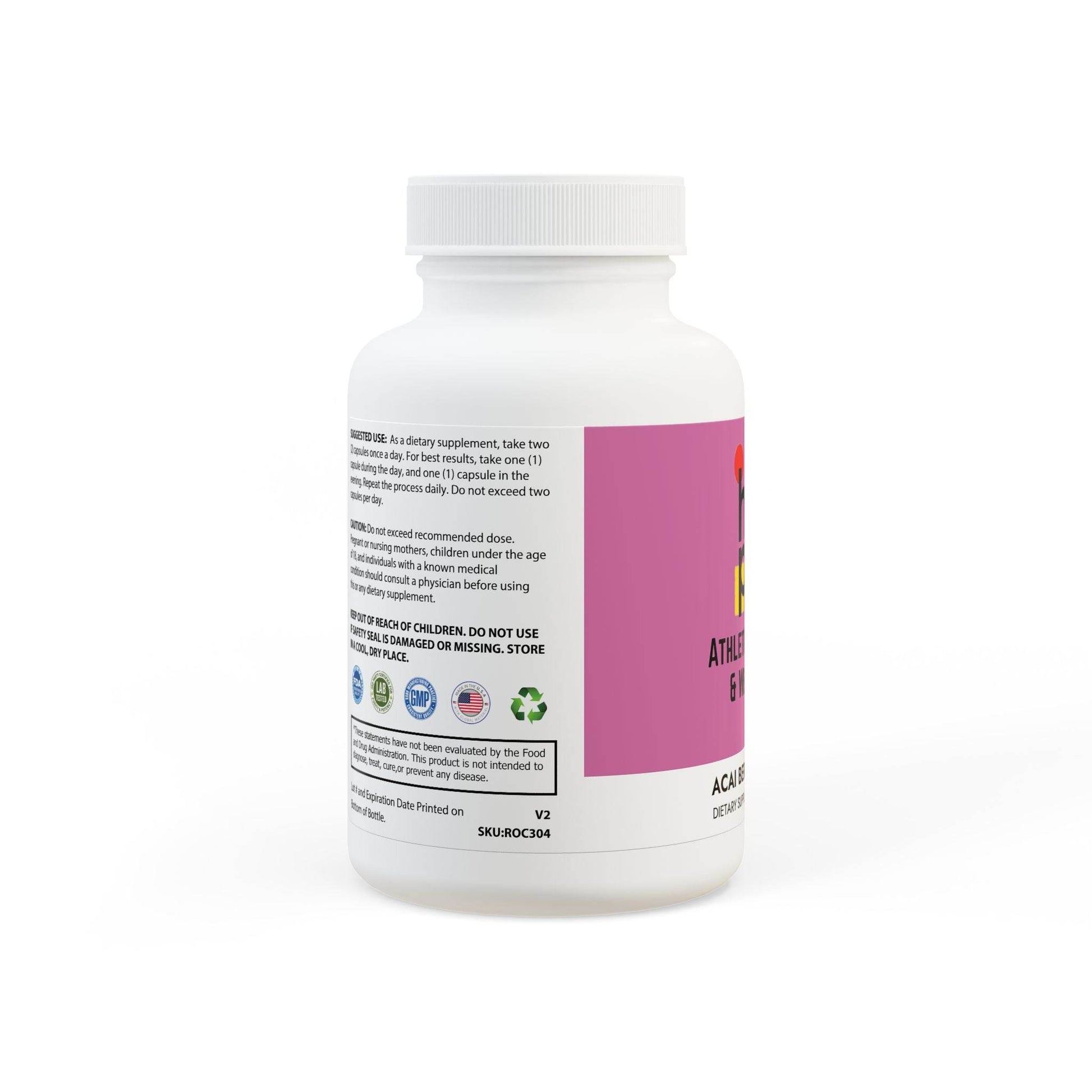 Acai Berry Complex Supplement (60 Capsules) - HOPE Athlete Apparel & Wellness 