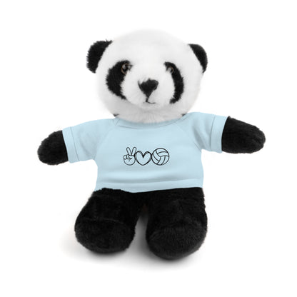 Cute Volleyball Teddy Bear with Tee, Stuffed Animal Gift