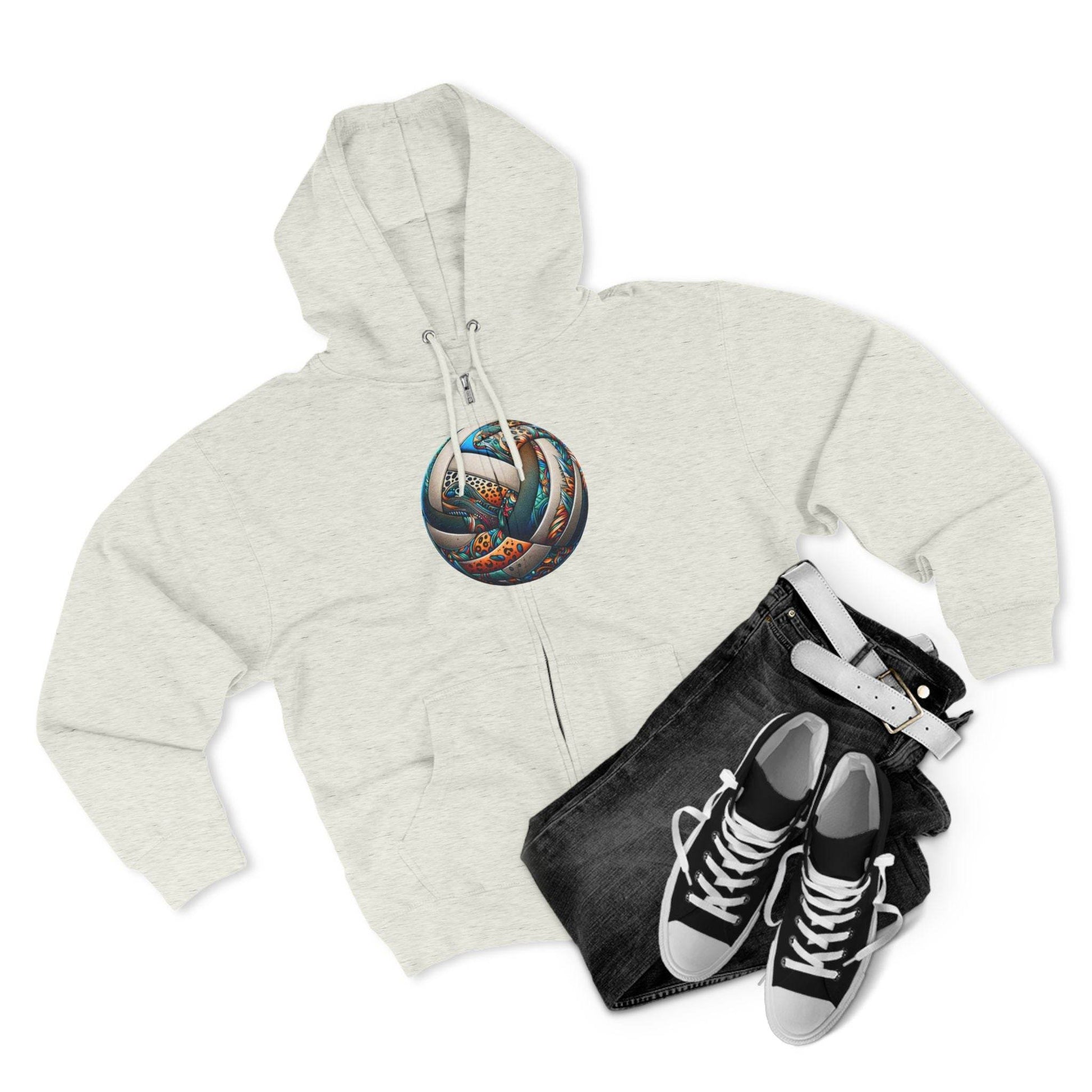 Women's Vibrant Volleyball Graphic for Streetwear Lovers - HOPE Athlete Apparel & Wellness 