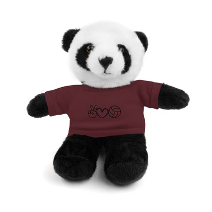 Cute Volleyball Teddy Bear with Tee, Stuffed Animal Gift