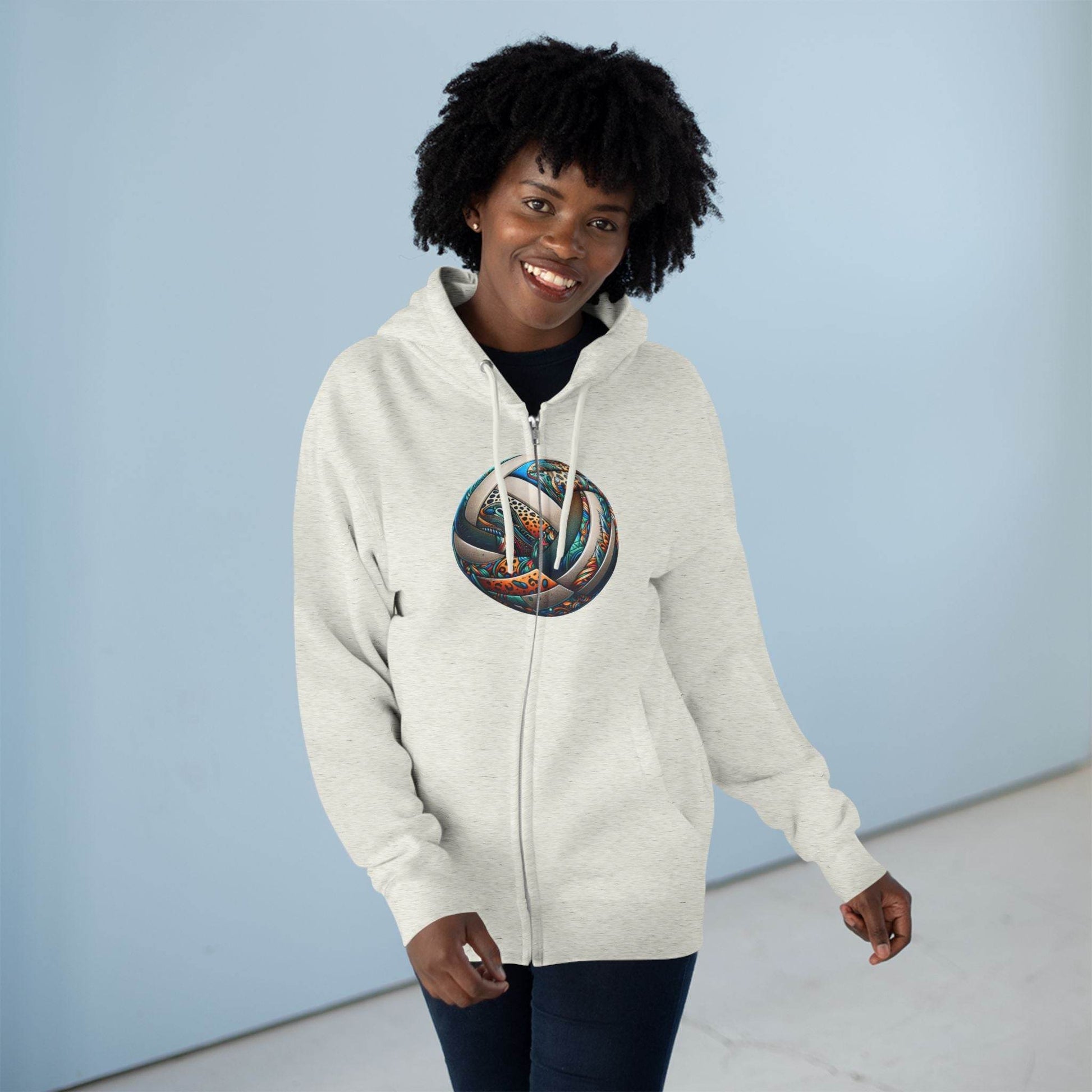 Women's Vibrant Volleyball Graphic for Streetwear Lovers - HOPE Athlete Apparel & Wellness 