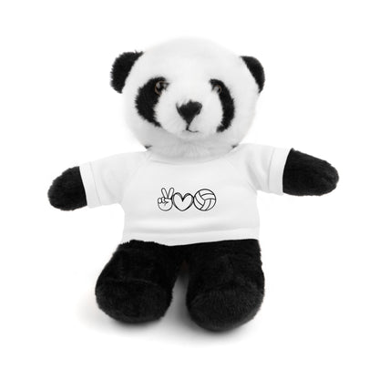 Cute Volleyball Teddy Bear with Tee, Stuffed Animal Gift