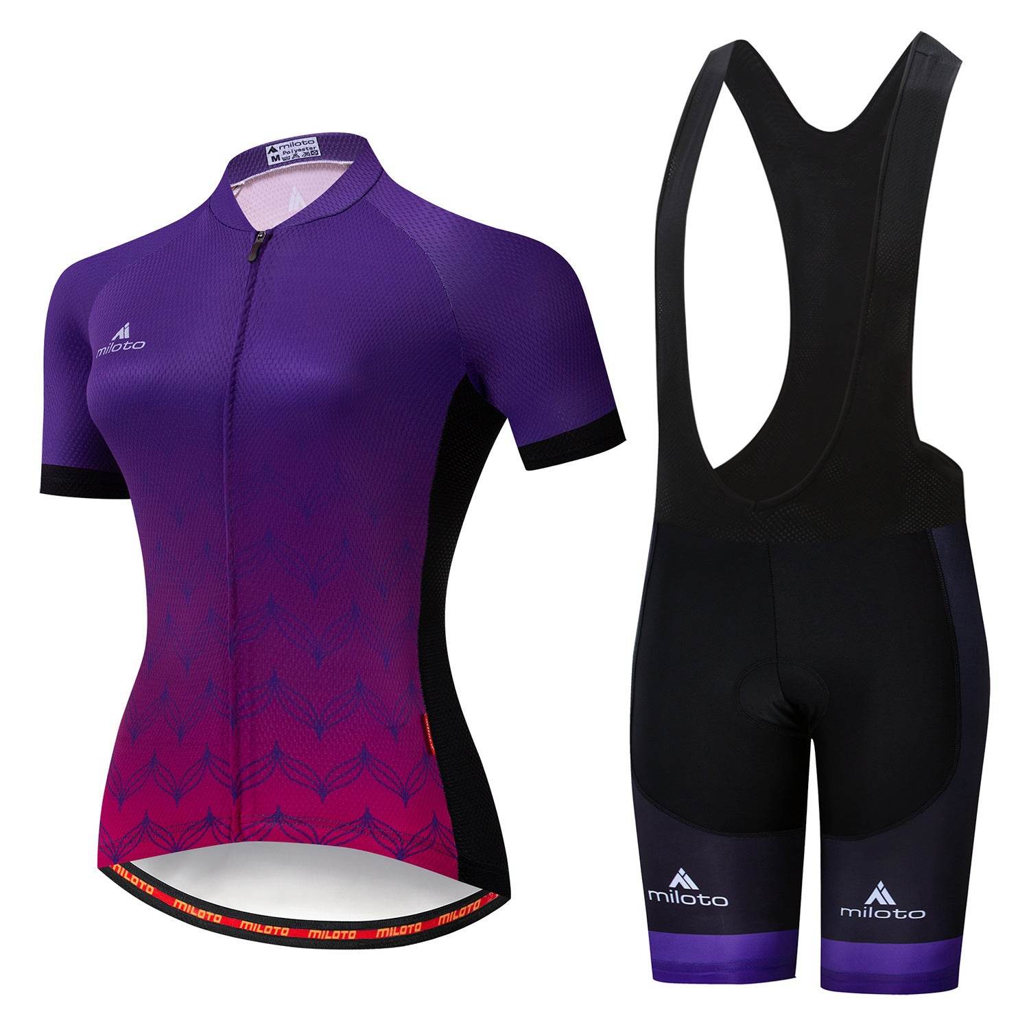 Women's Cycling Wear Strap Short Sleeve Suit Wicking Breathable Bicycle Breathable Thin Section