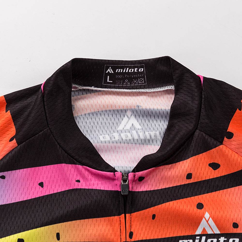 Women's Cycling Wear Strap Short Sleeve Suit Wicking Breathable Bicycle Breathable Thin Section