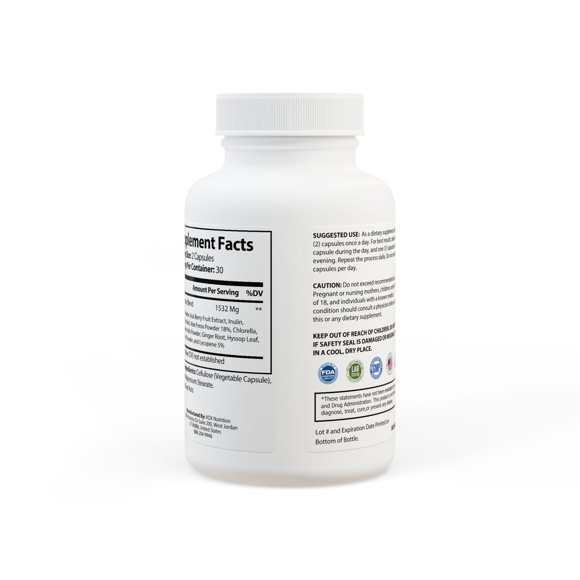 Acai Berry Complex Supplement (60 Capsules) - HOPE Athlete Apparel and Wellness