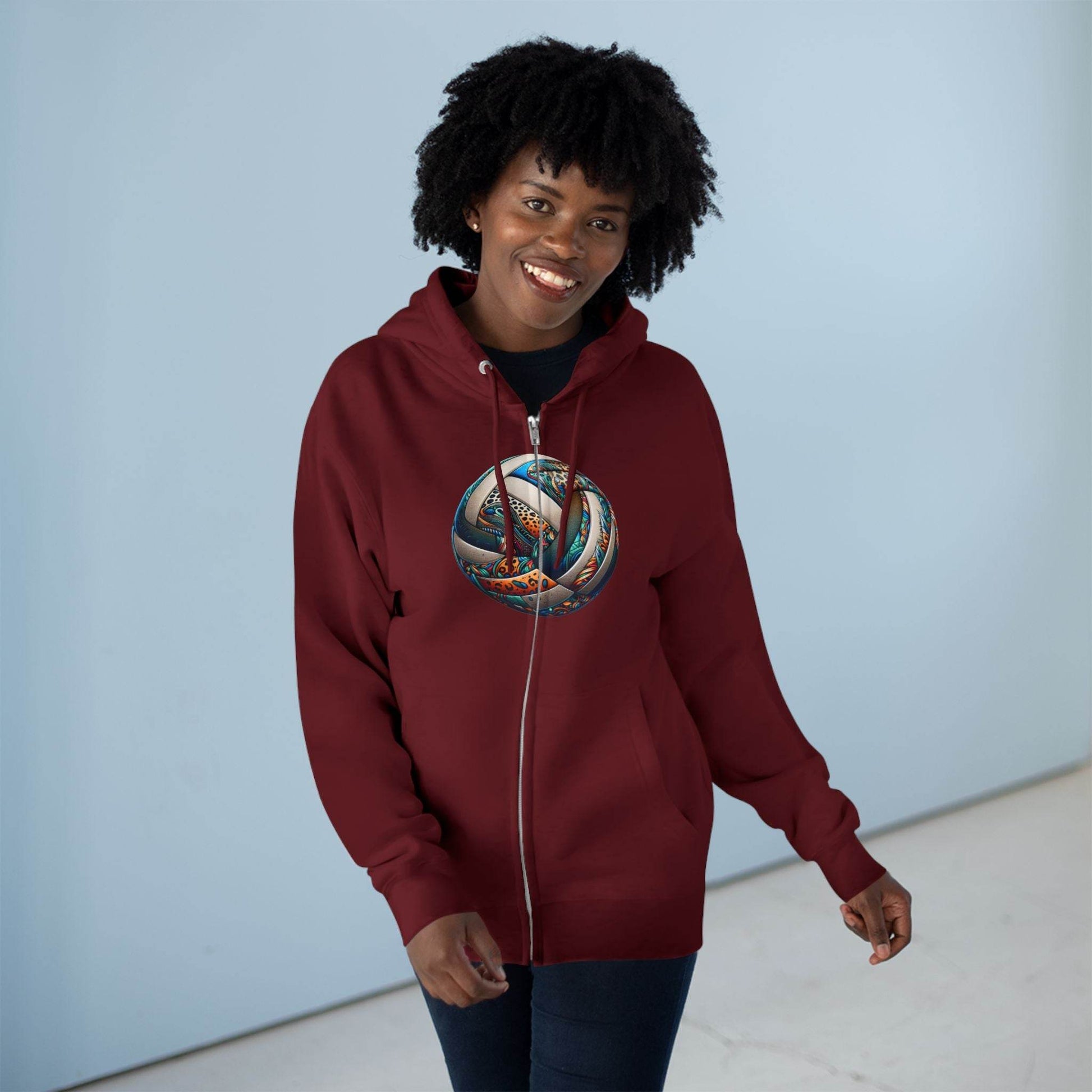 Women's Vibrant Volleyball Graphic for Streetwear Lovers - HOPE Athlete Apparel & Wellness 