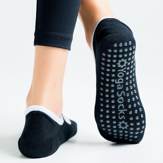 Non-Slip Gym Socks - Open-Back Indoor Floor Grip